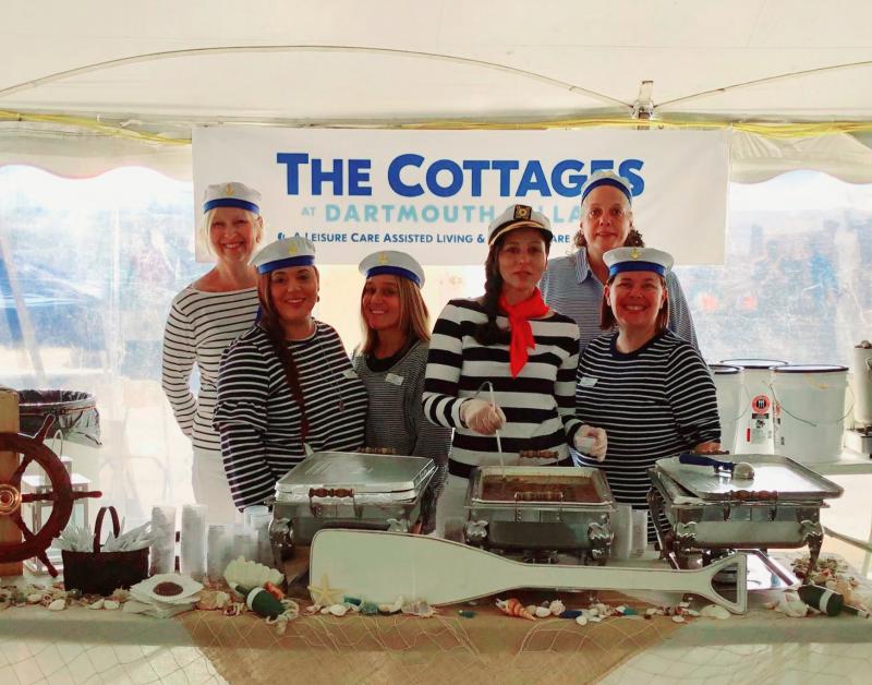 The department heads from the Cottages at Dartmouth Village during the chowder festival. Photo courtesy: The Cottages at Dartmouth Village